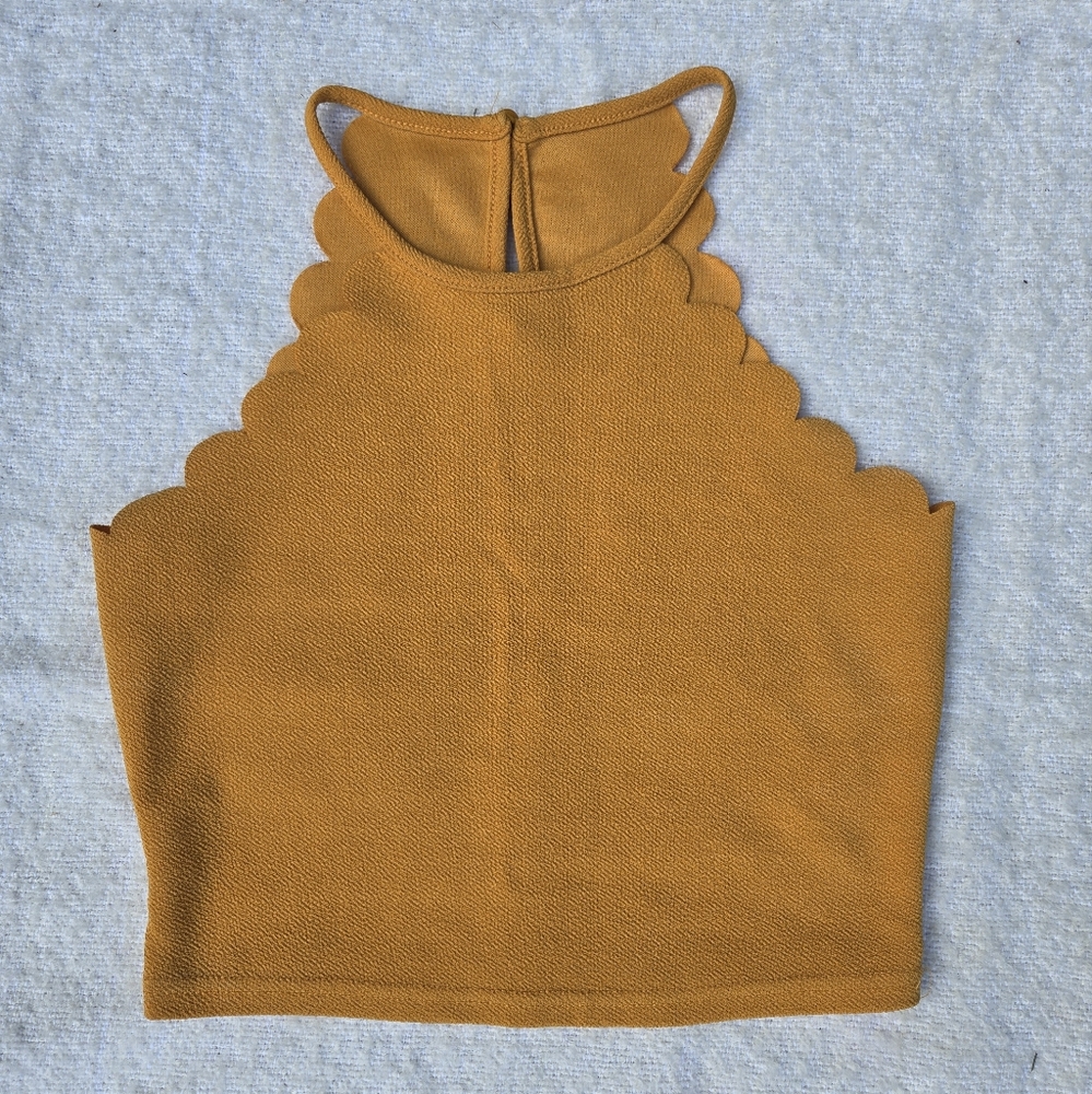 Yello cropped tank
